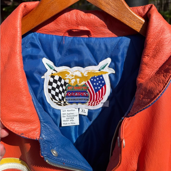 Tide Racing Leather Jacket - Picture 2 of 3